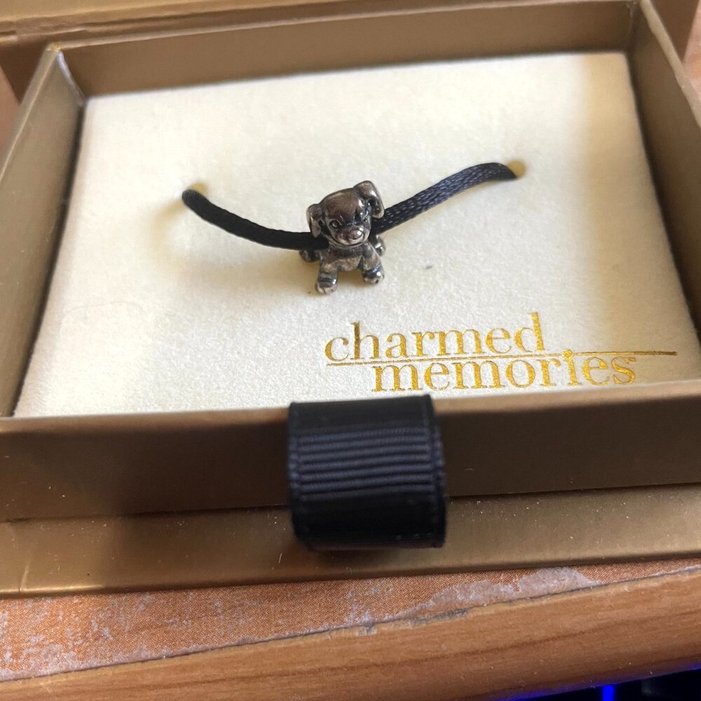 KAY JEWELERS CHARMED MEMORIES DOG CHARM NEW NEVER PUT ON BRACELET